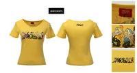 t shirt miss sixty coton women 2013 new style t-shirts italie jaune